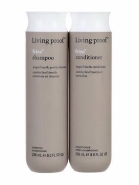 Living Proof Frizz Shampoo & Conditioner Duo - Taupe and White